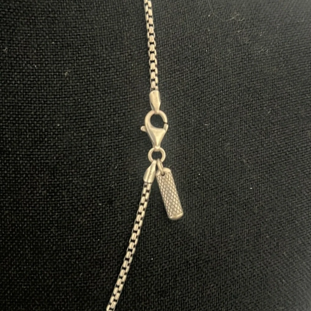 Degs & Sal sterling silver box chain